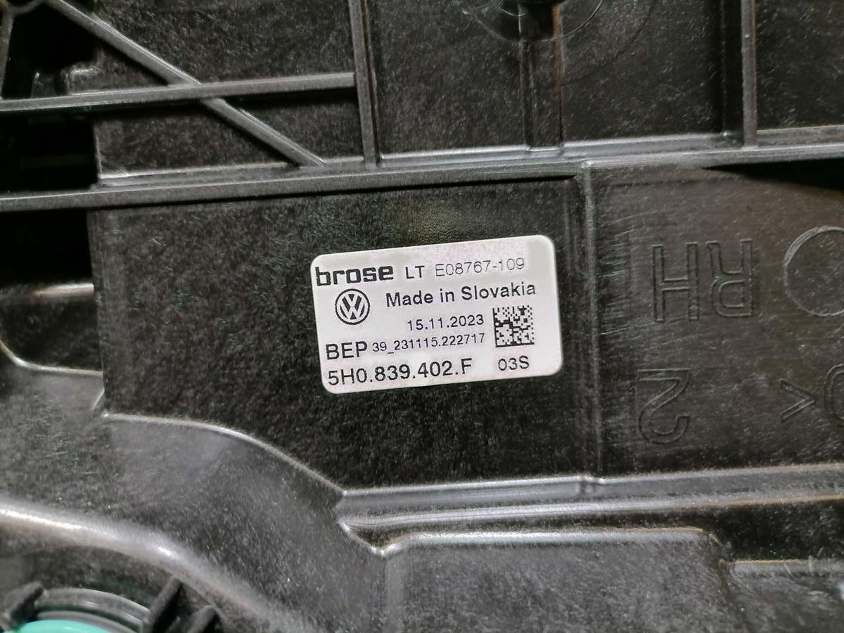 VW Golf 8 original Fensterheber hinten rechts Flie&szlig;heck Bj.2024